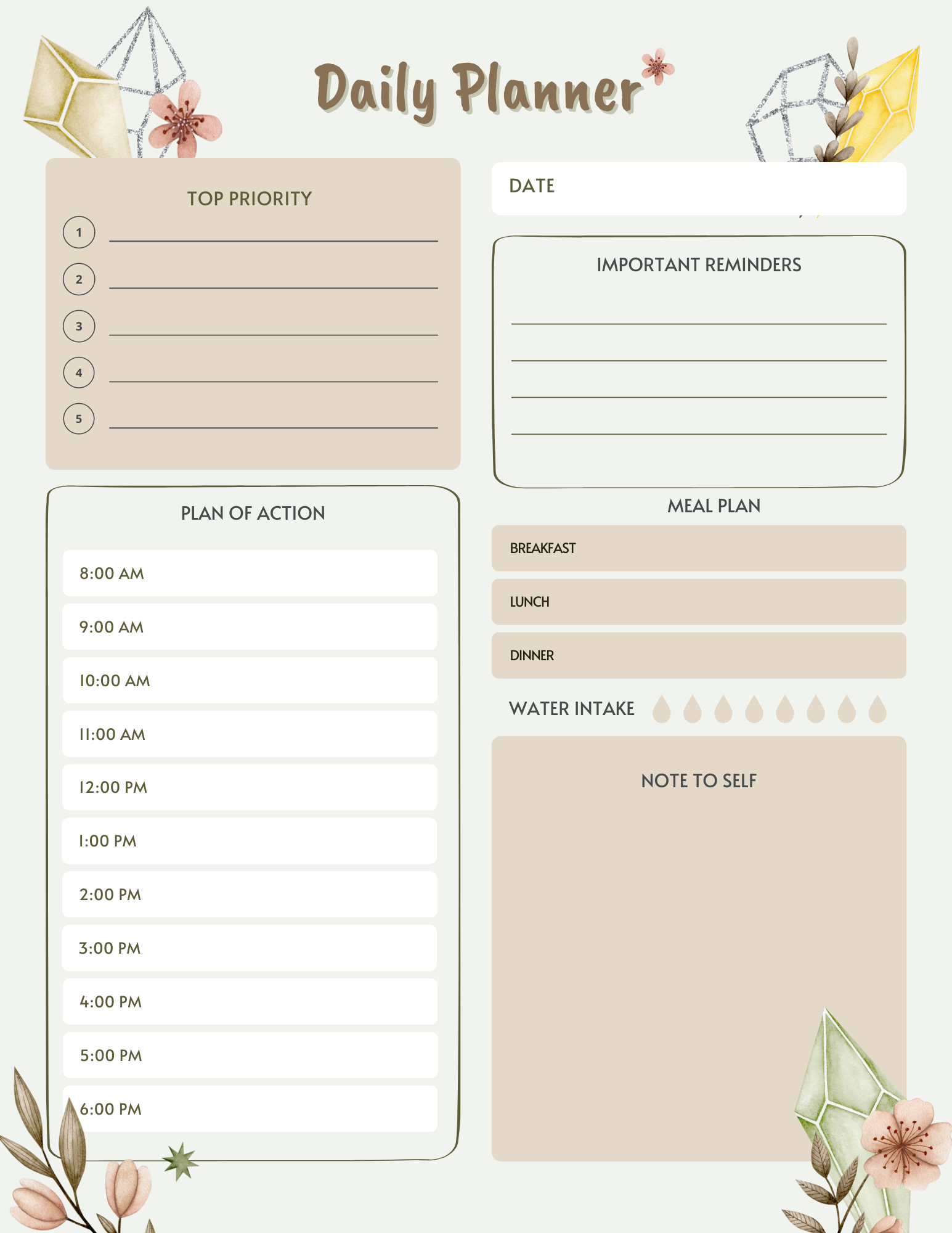 Crystal Energy Planner & Journal – Track Your Collection, Amplify Your Intentions - Image 10