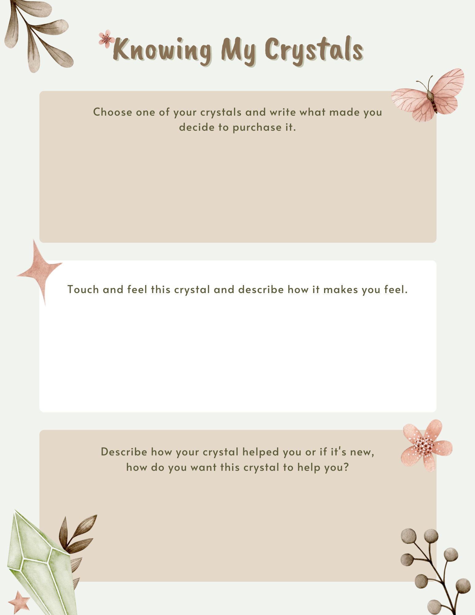 Crystal Energy Planner & Journal – Track Your Collection, Amplify Your Intentions - Image 12